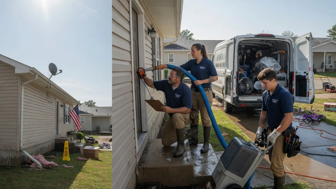 Ceiling Water Damage Restoration in Gilford, NH near me